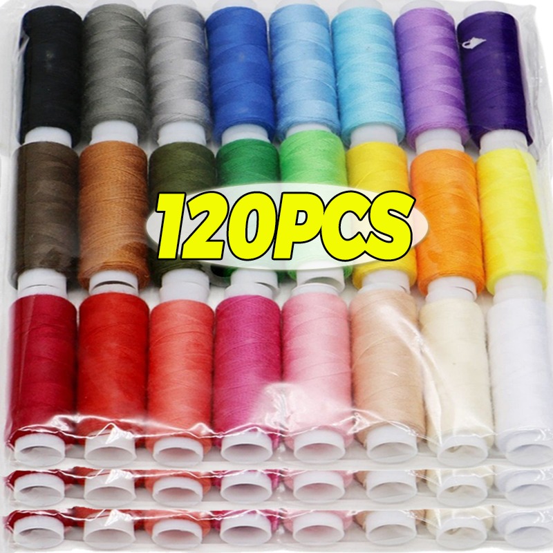 Colourful Bobbins Sewing Threa - Waxed Thread Linen 评论和价格