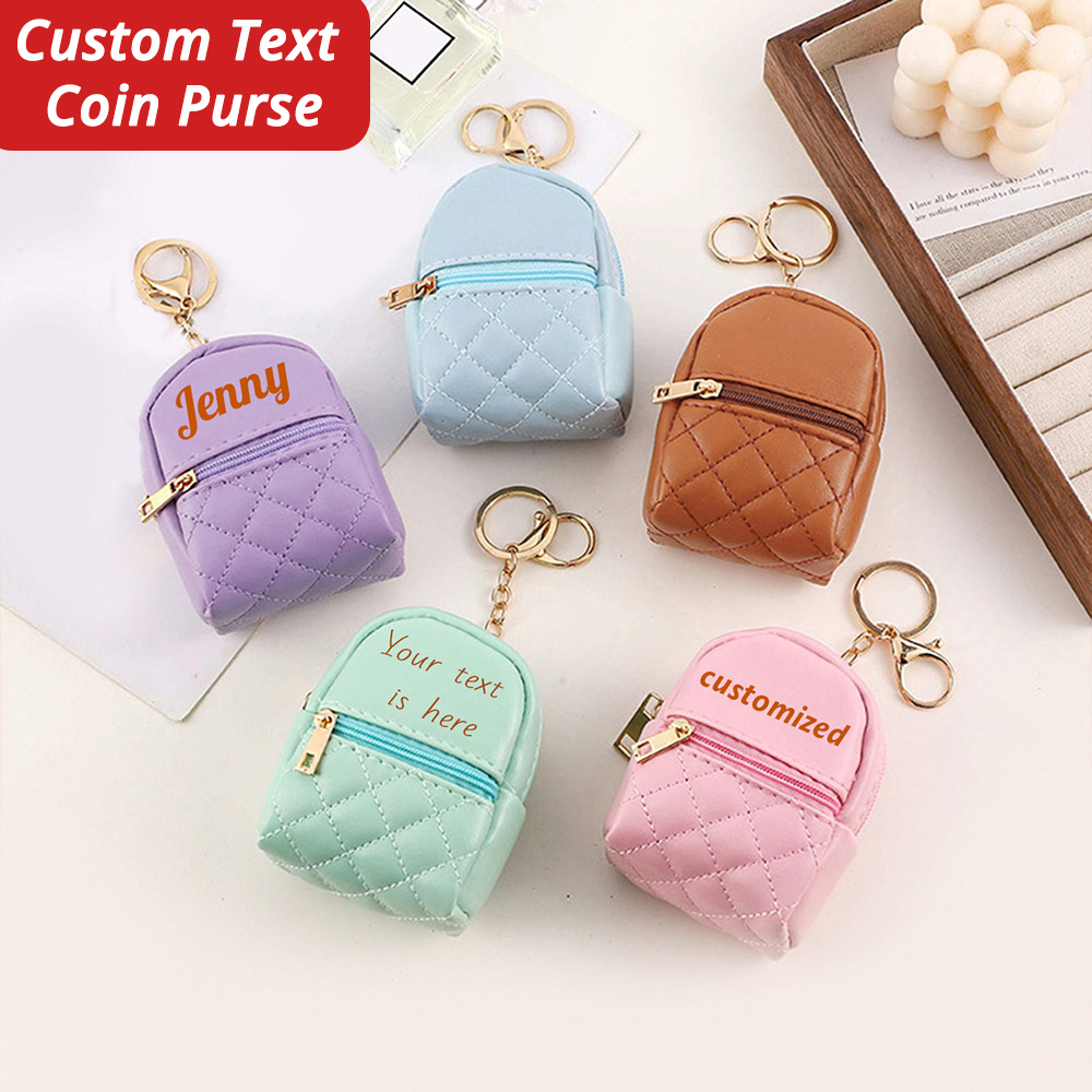 Mini Custom Name Coin Purse Pe - Leatherwork Wallet 评论和价格