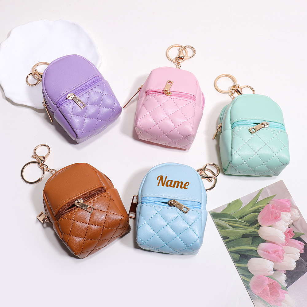 Mini Custom Name Coin Purse Pe - Leatherwork Wallet 评论和价格