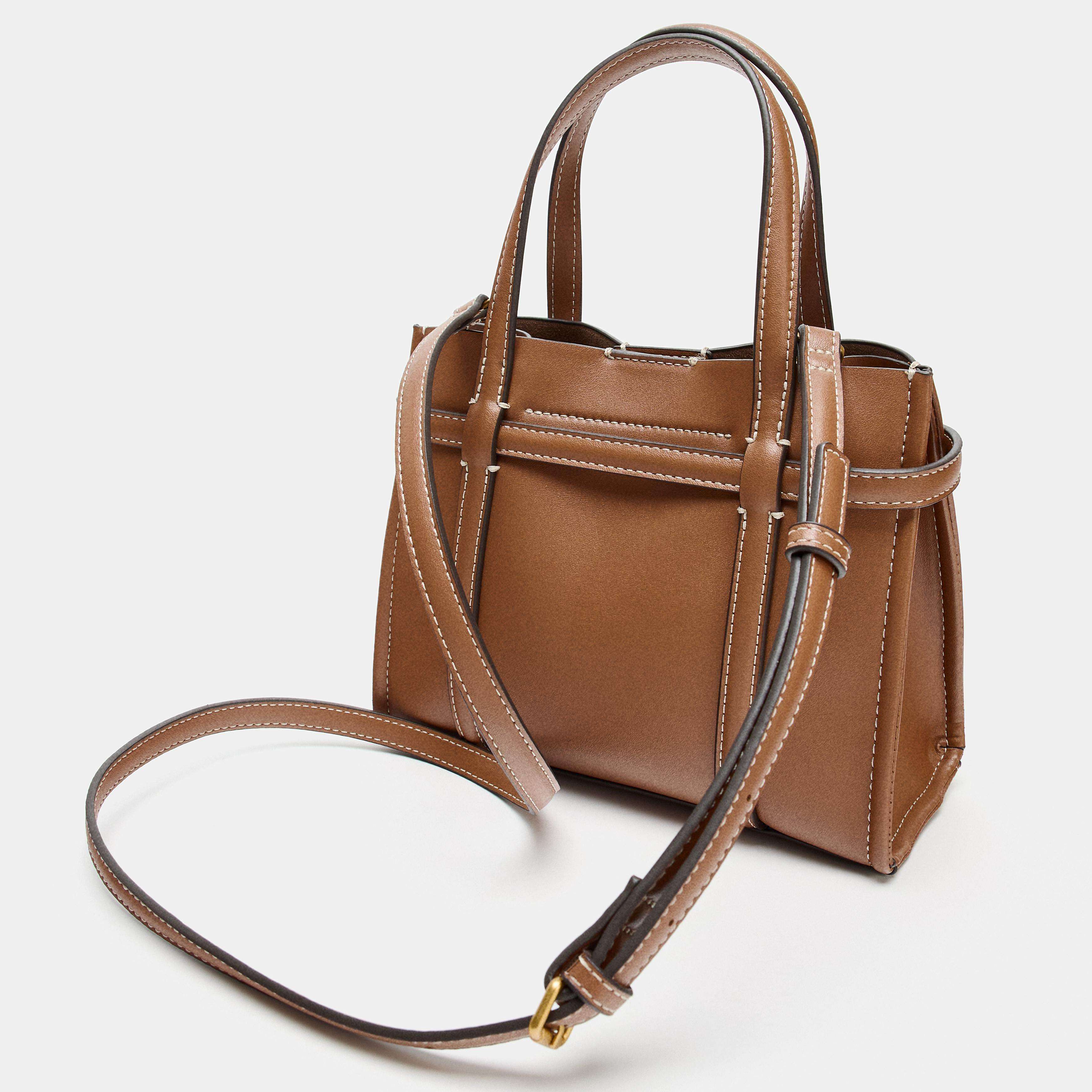 Mini Commuter Brown Handbag Si - Leatherwork Essentials 评论和价格