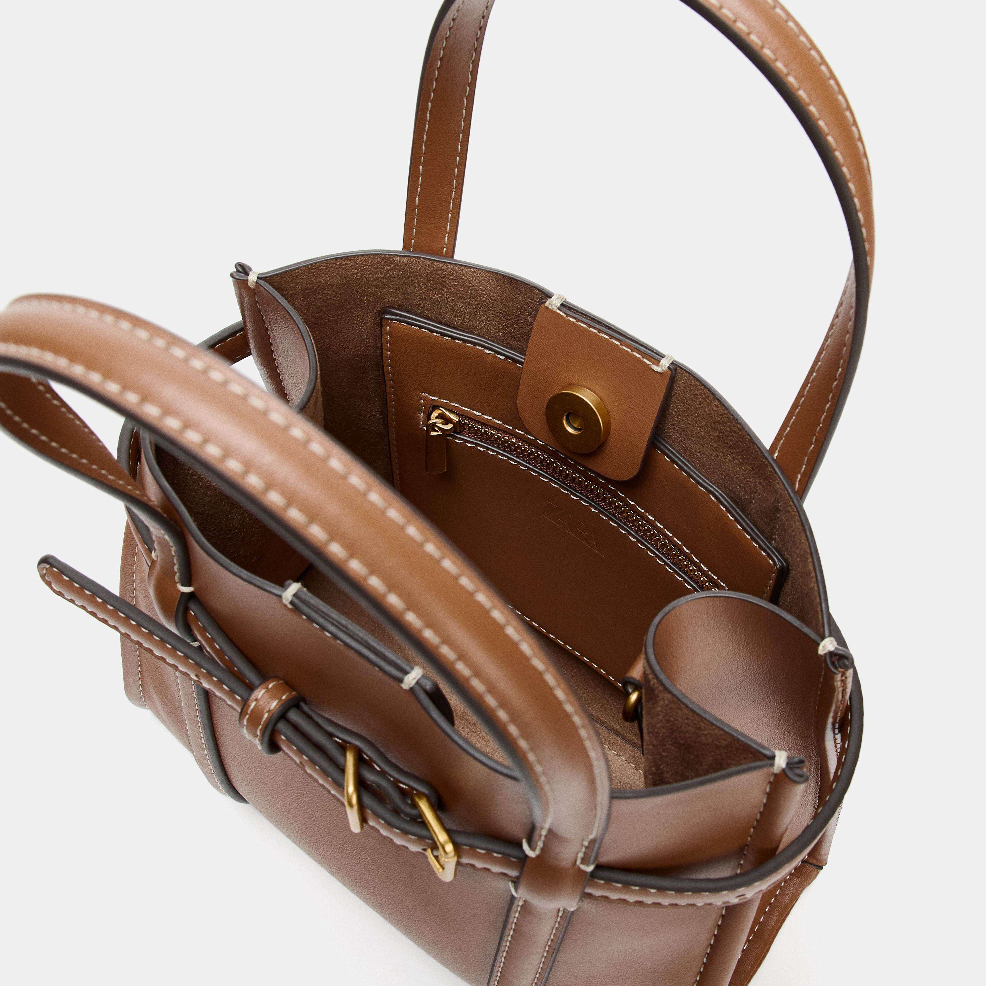 Mini Commuter Brown Handbag Si - Leatherwork Essentials 评论和价格