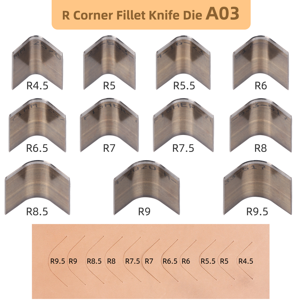 R2-R18 Angle Round Leather Pun - Round Knife Leatherwork 评论和价格