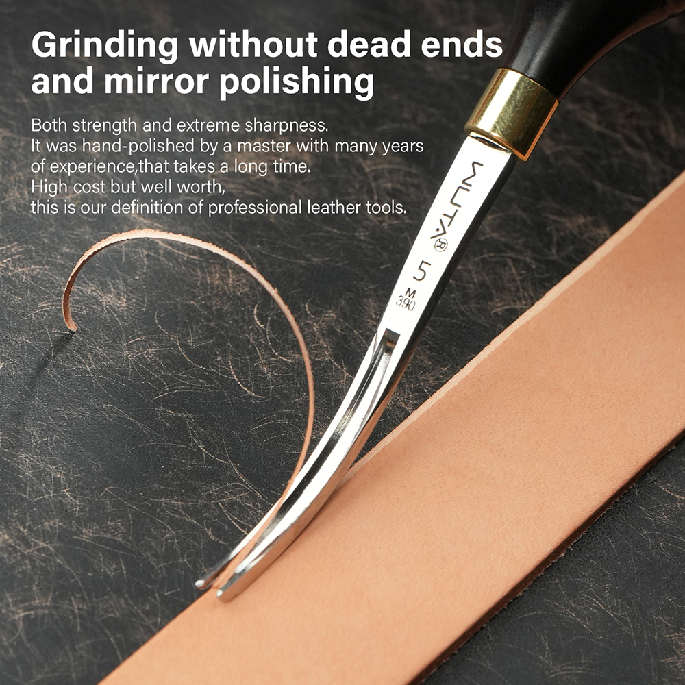 WUTA 1PC Leather Edge Beveler  - Leatherwork Edge Creaser 评论和价格