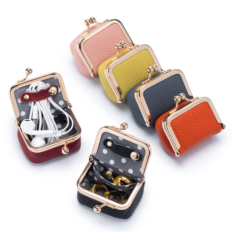 Mini Leather Coin Purse – with - Leatherwork Wallet 评论和价格