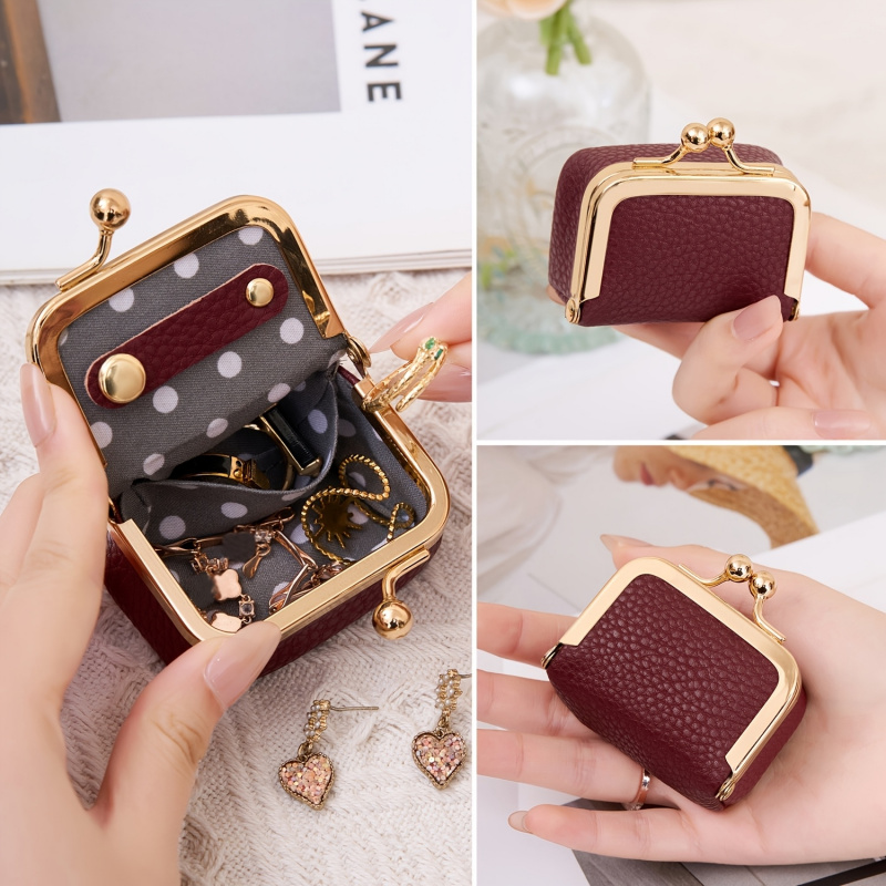 Mini Leather Coin Purse – with - Leatherwork Wallet 评论和价格