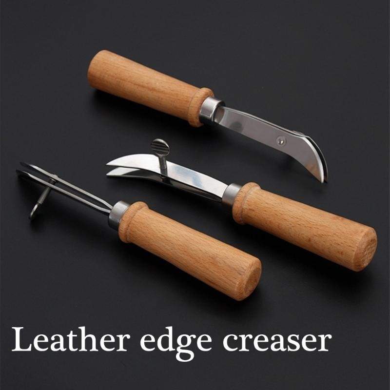 Handle Leather Edging Creaser  - Leatherwork Edge Creaser 评论和价格