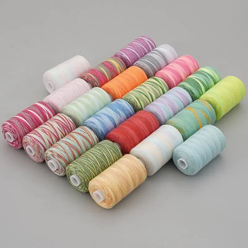 Rainbow Variegated Sewing Thre - Waxed Thread Linen 评论和价格