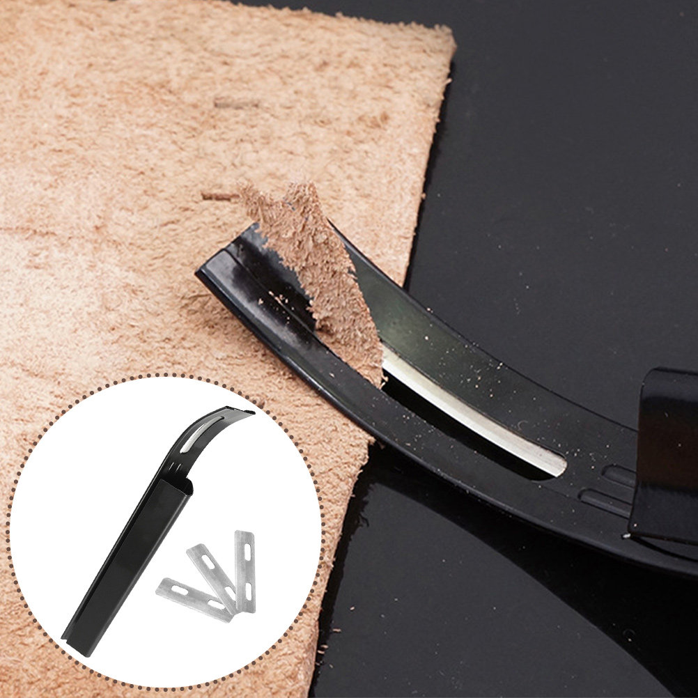 1Set Edge Skiving Beveler Tool - Leatherwork For Beginners 评论和价格
