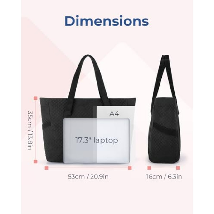 BAGSMART Crush Tote Bag for Wo - Leatherwork Essentials 评论和价格