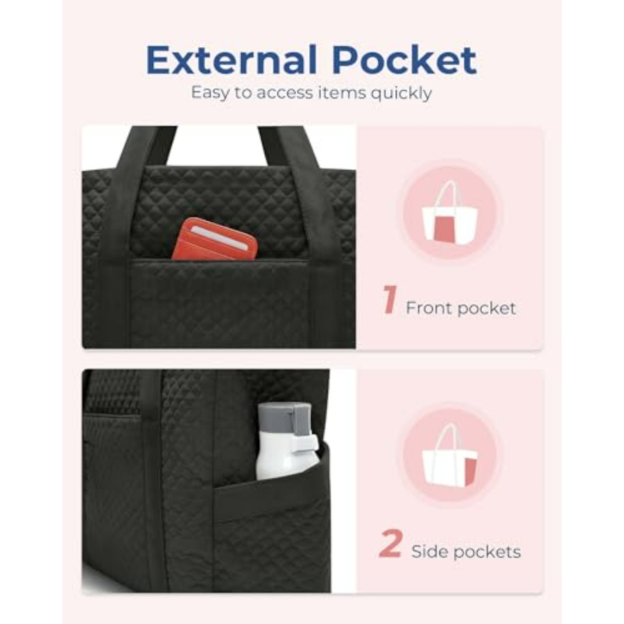 BAGSMART Crush Tote Bag for Wo - Leatherwork Essentials 评论和价格