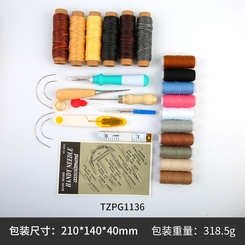 34-Piece Leather Craft Tools K - Leatherwork For Beginners 评论和价格