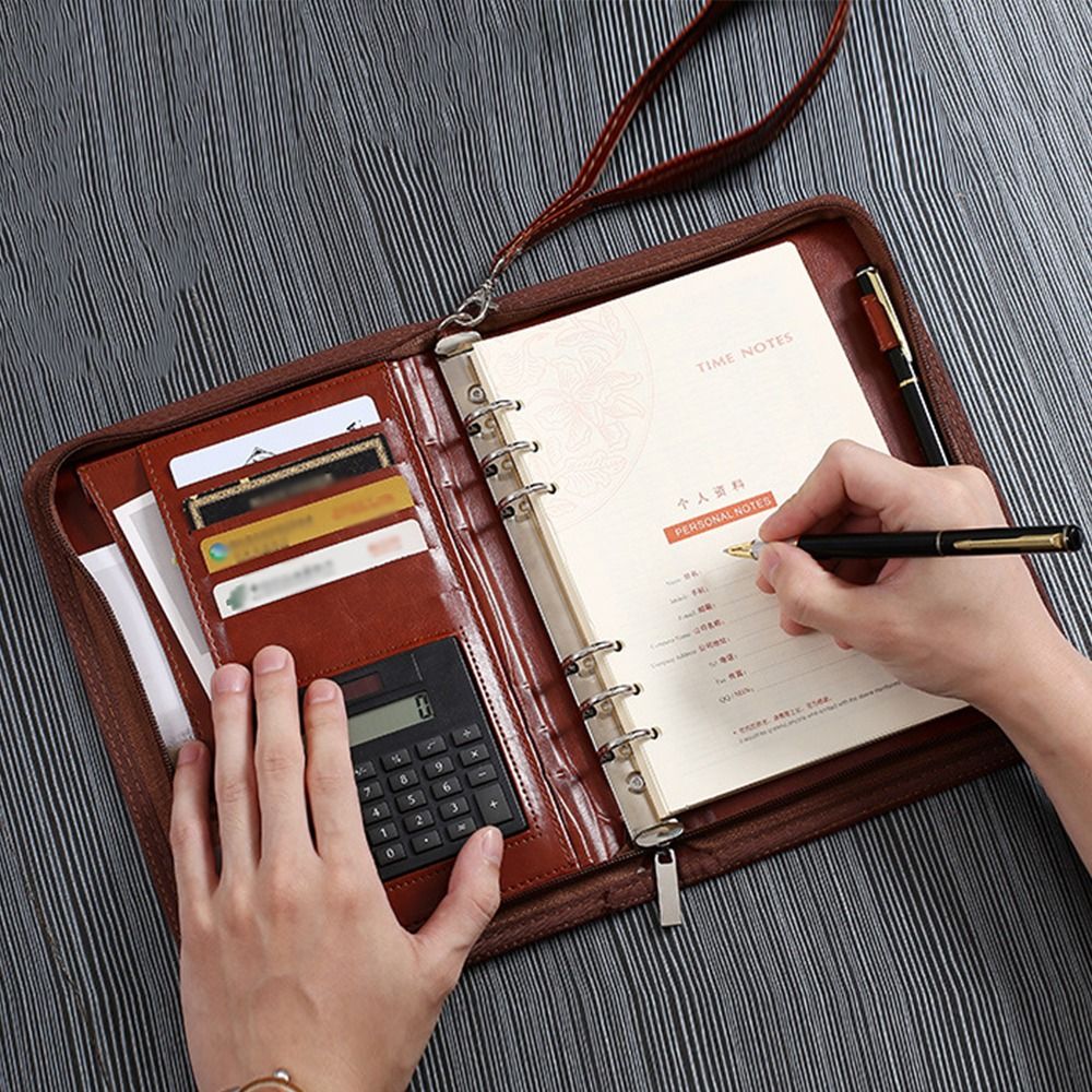 Portable File Folder PU Leathe - Leatherwork Books 评论和价格